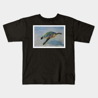 Green Sea Turtle Kids T-Shirt